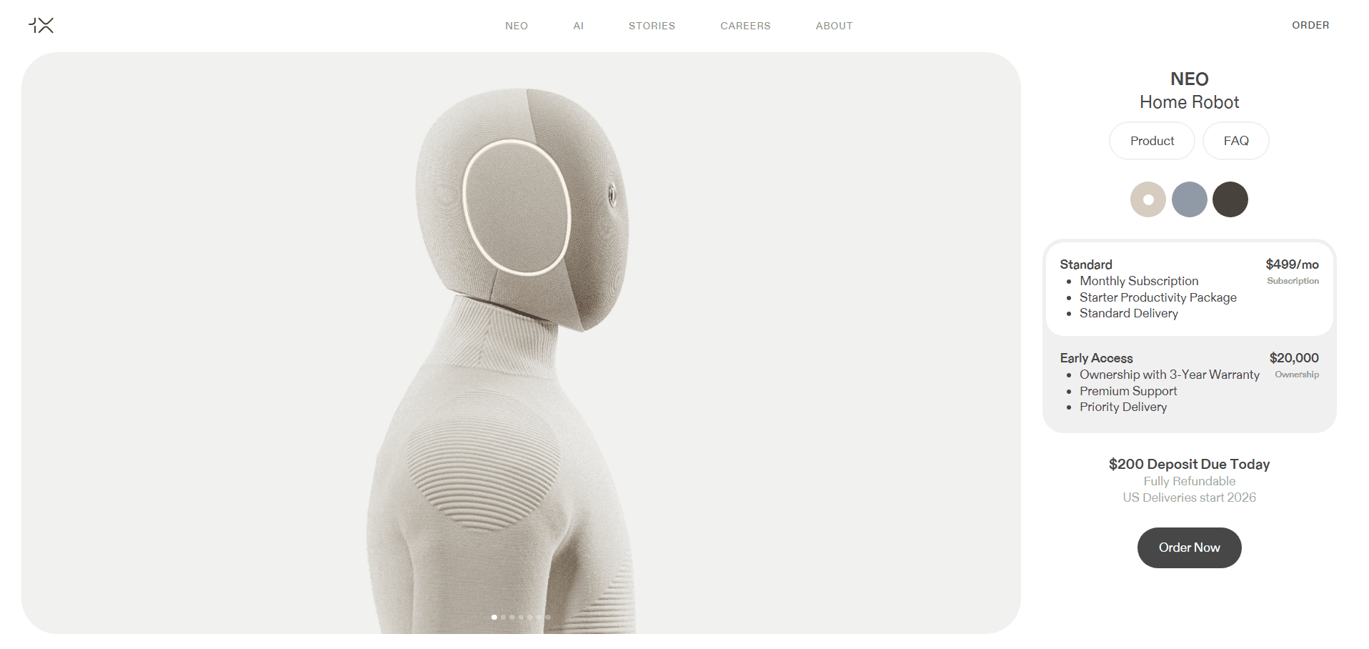 robot pricing