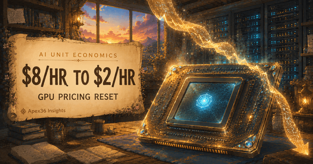 Cover image for H100 GPU Prices Just Reset AI Feature Unit Economics