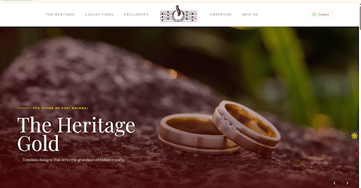 Heritage Jeweller Boutique Site